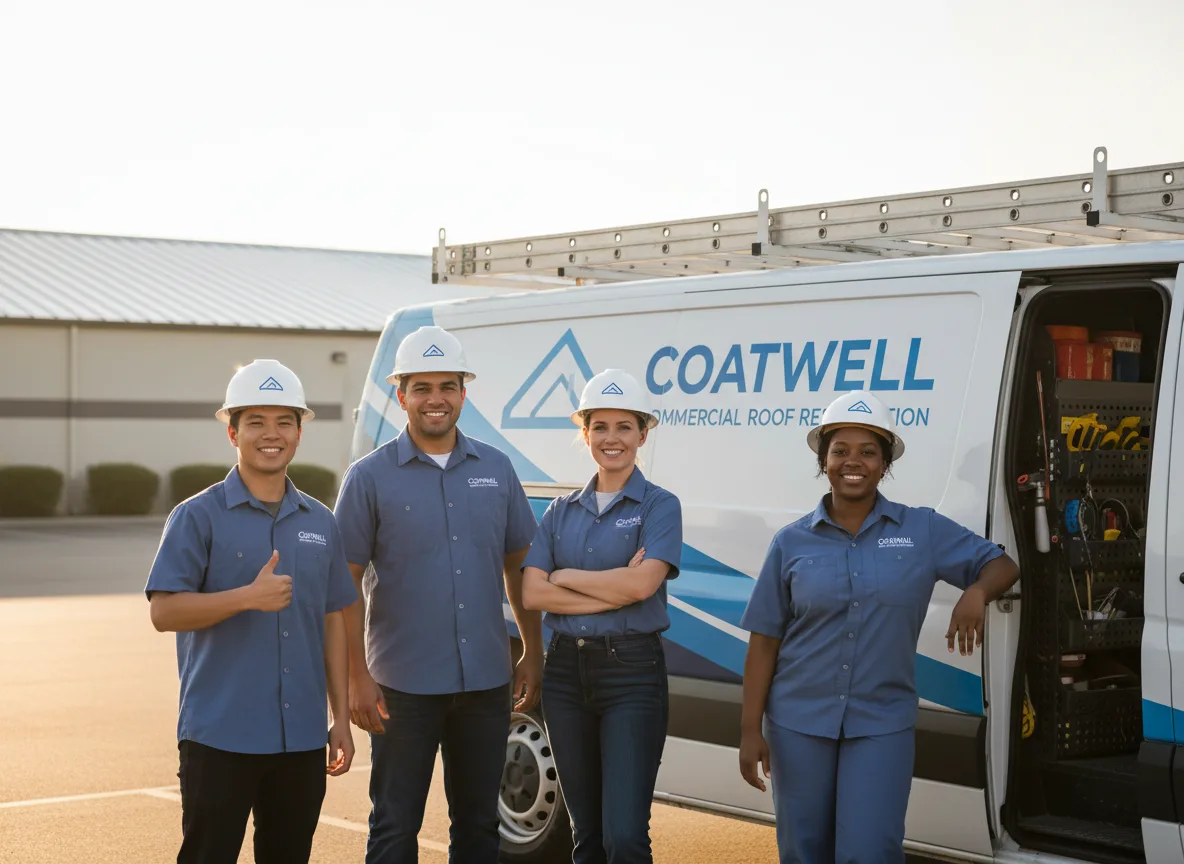 Commercial roof coating company in Verona, VA